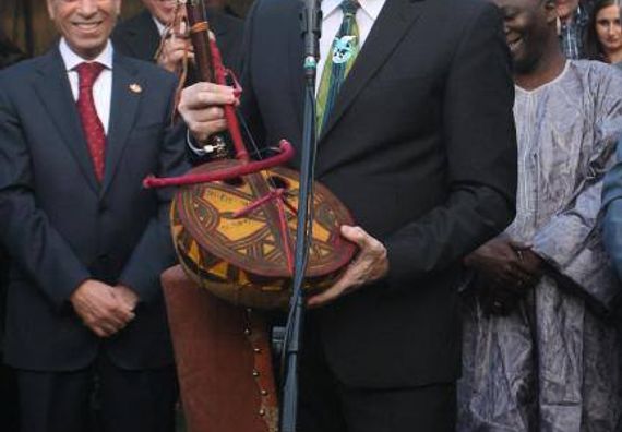 Beograd 28.5.2013. god. - Predsednik Nikolić prisustvovao je prijemu povodom Dana Afrike.